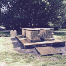 Restoration to the Smith's Tombs at Stoke Minster - After